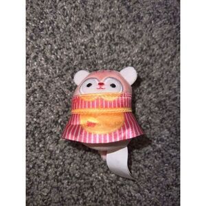 squishville squishmallow pink cat with cupcake‎ dress 2"